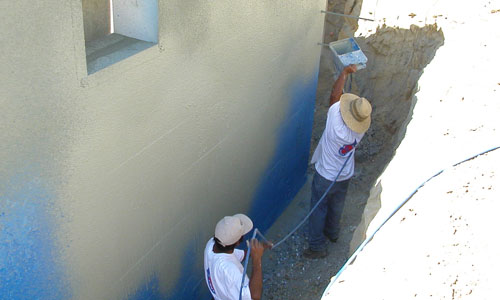 Spray on waterproofing photo